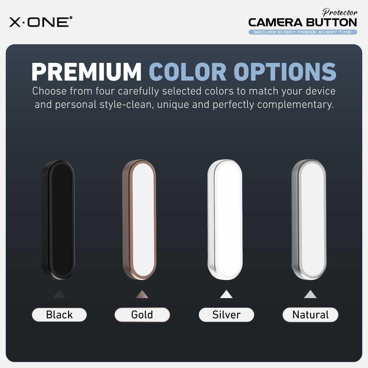 X.One Camera Button Protector for iPhone 16 Pro Max/16/16 Plus Camera Control Button
